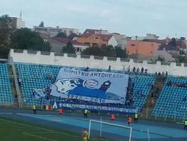 Banner uriaș la meciul FC Farul - Rapid, în memoria lui Dumitru Antonescu (galerie foto)