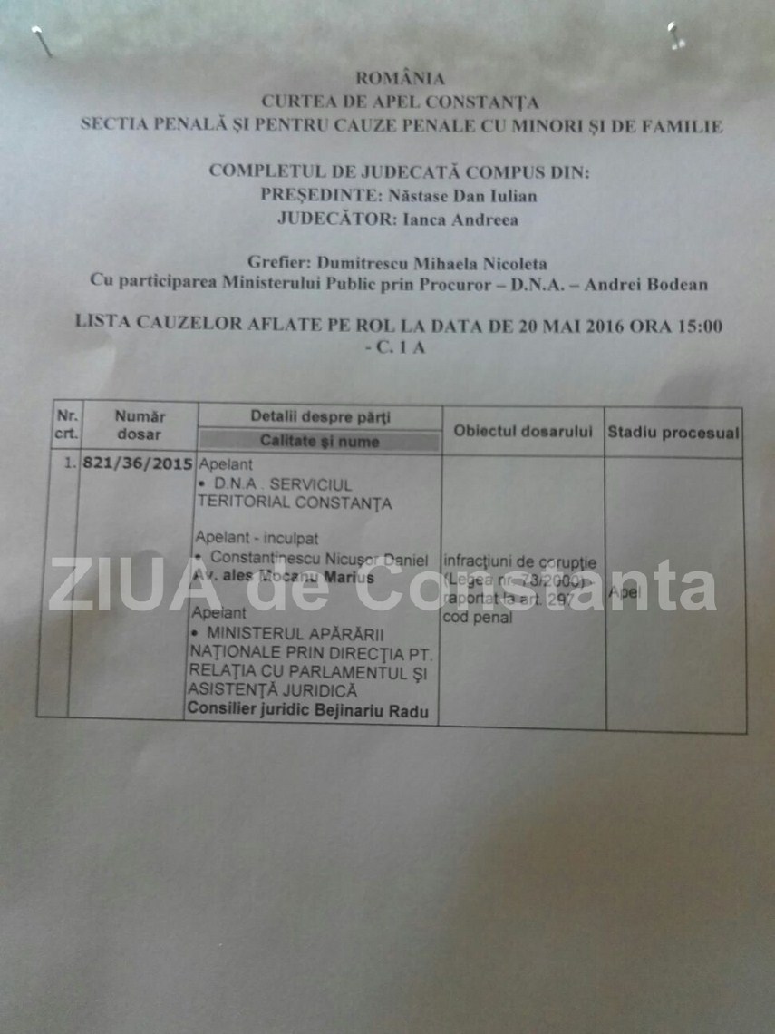 nicusor constantinescu vine la instanta cu ambulanta 594273