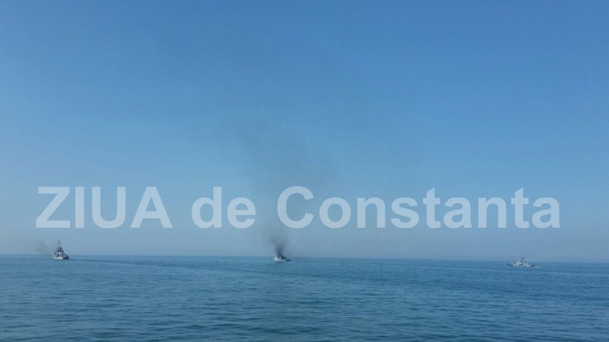 desfasurare de forte in marea neagra fregata regina maria atacata militarii au respins cu foc ofensiva