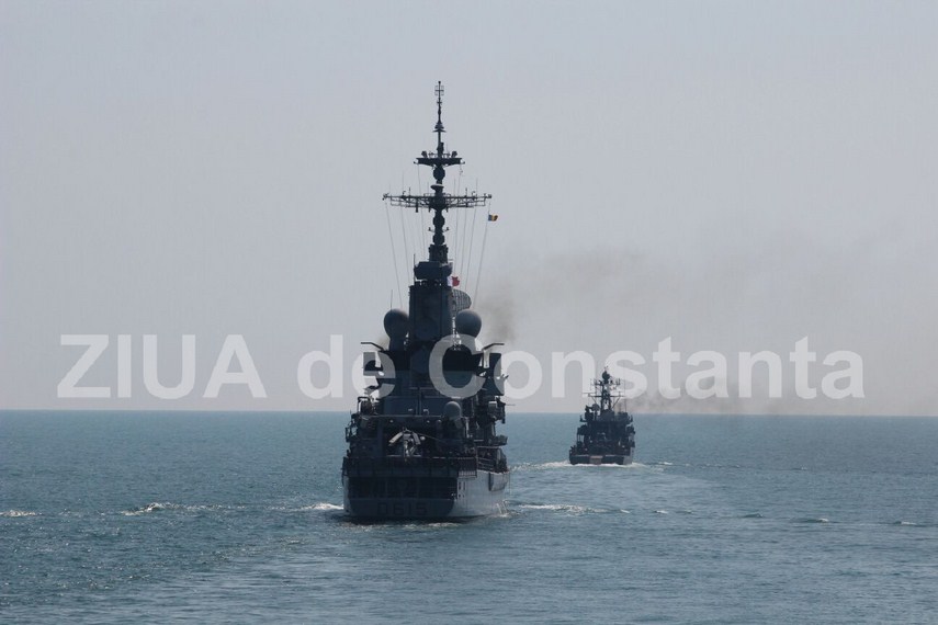 desfasurare de forte in marea neagra fregata regina maria atacata militarii au respins cu foc ofensiva