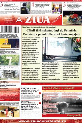 ZIUA de Constanta, format PDF, pagina 1 editia din 1 iunie 2016