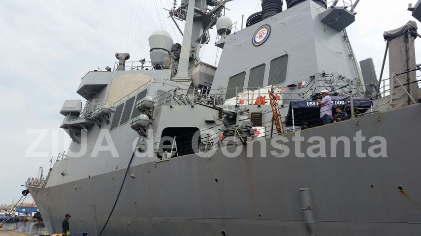 uss porter distrugatorul american a acostat in portul constanta 596655