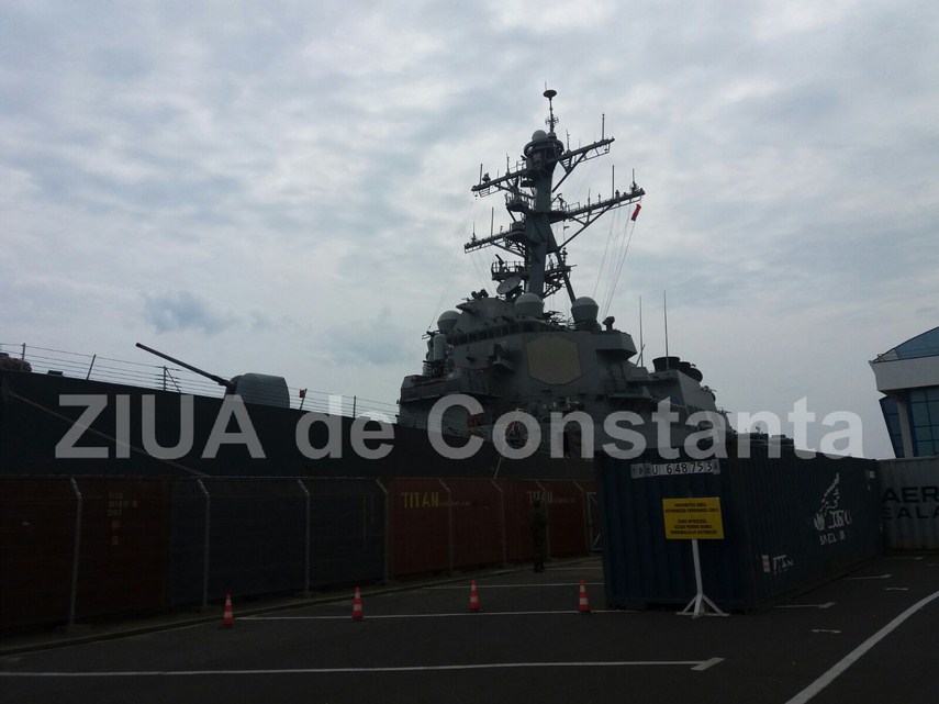 uss porter distrugatorul american a acostat in portul constanta 596655