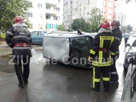 UPDATE. Accident pe strada Traian, lângă hotel Maria (galerie foto+video)     