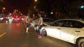 Patru autoturisme implicate într-un accident în zona City Park. O persoană a fost rănită (galerie foto)