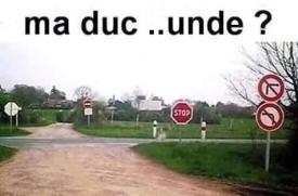 Drumurile patriei și semnele de circulație care te bagă în ceață!