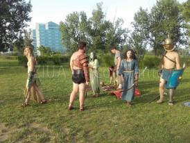 Fotoreportaj Dacii s-au mutat în Satul de Vacanţă. Armuri, bijuterii, lupte şi tradiţie reinventată (video) 