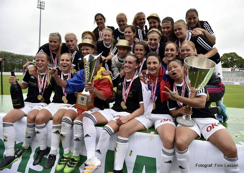 florentina olar spanu capitanul echipei nationale cea mai buna fotbalista a campionatului danez este