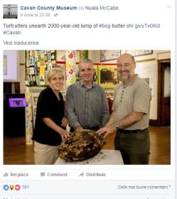 Are 2.000 de ani și e comestibil! A fost descoperit într-o mlaștină