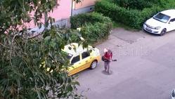 A început dezinsecția în Poarta 6. Angajații Allchim CO SRL, maraton după țânțari (galerie foto)