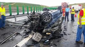 UPDATE3. Accident cu patru victime pe Autostrada Soarelui! Două persoane, în stare foarte gravă! (galerie foto + video)           