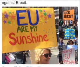 Britanicii au ieșit în stradă, la Londra. Zeci de mii de oameni spun că Brexitul a fost votat din cauza minciunilor (galerie foto+video)