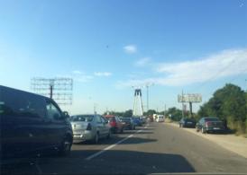 Trafic de coșmar pe DN39, la Agigea