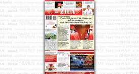 ZIUA de Constanta, format PDF, pagina 1 editia din 11 iulie 2016 