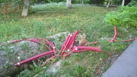 Parcul arheologic de lângă Primăria Constanța, o mare de bălării neîngrijite și gunoaie (galerie foto) 