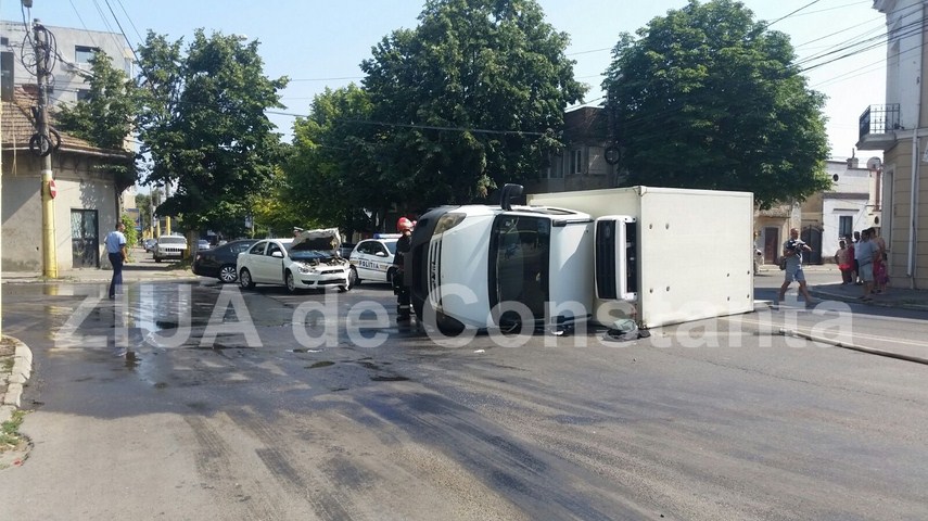 accident la intersectia dintre i g duca cu mamaia 600494