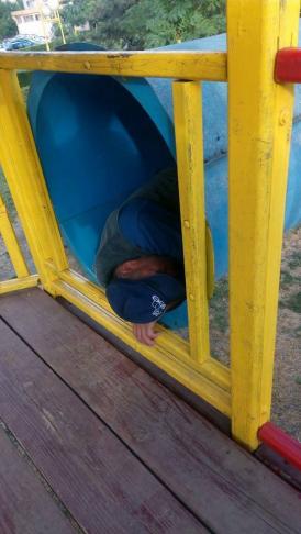 Somn ușor, în toboganul copiilor!