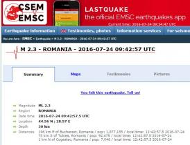 De necrezut. Cutremur cu epicentrul la Cogealac, județul Constanța. Câteva minute mai devreme  