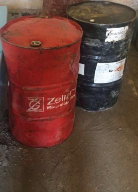 Prins cu motorina ilegală în căruță