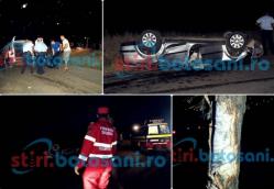 Doi bărbați au murit într-un accident teribil, la Botoșani