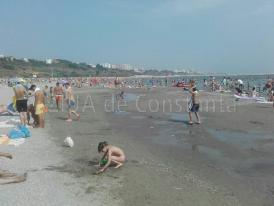 S-au dus la plajă și au avut o surpriză. ”Mami, unde e marea?” (galerie foto)  