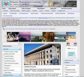 Noul site al Primăriei Constanţa se lansează mâine. A costat peste 76.000 de lei!