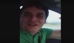 Imagini șocante. Aviz amatorilor de viteză. Un șofer s-a filmat în timp ce a avut un accident (video)