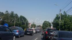 Trafic de coșmar de la Eforie Nord spre Podul Agigea (galerie foto+video)   