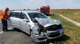 UPDATE2. Accident rutier în Cumpăna. Pericol de explozie! (galerie foto+video)           