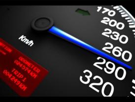 Depistat în timp ce conducea cu peste 200km/h