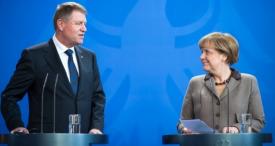 Klaus Iohannis se întâlnește, mâine, la Berlin, cu Angela Merkel