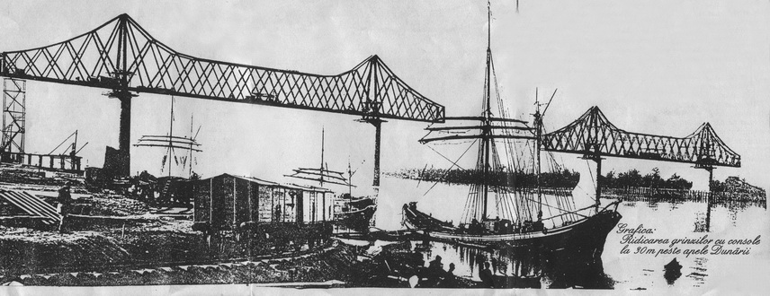 14 septembrie 1895 inaugurarea podului de la cernavoda la 33 de ani anghel saligny semna in otel blazonul