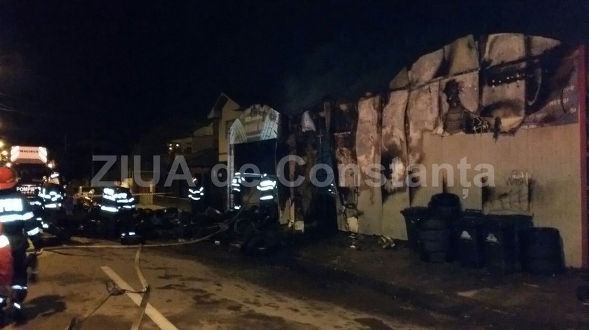 incendiu in spatele casei de cultura din constanta 607915