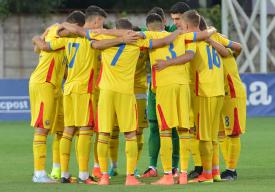 FC Viitorul a avut, în medie, trei jucători titulari la fiecare meci al României U21