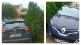 Constanţa Un nou candidat la topul celor care parchează aiurea. Şi ce candidat!