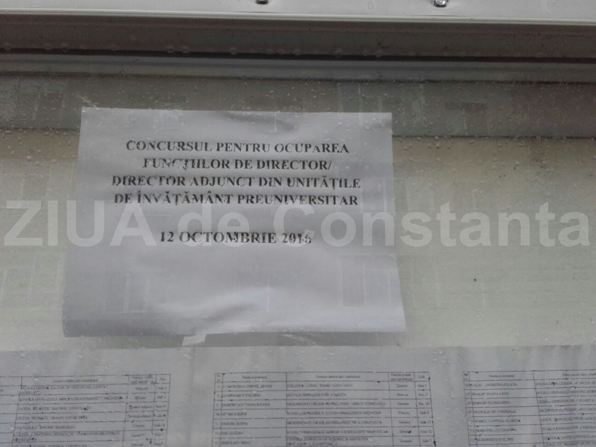 au trecut de proba scrisa a concursului pentru directori doi dintre candidati au spus pas din start galerie