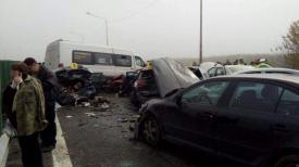 Accident pe A2 Cauzele și împrejurările sunt investigate de IGPR, sub coordonarea prim-procurorului Parchetului de la Lehliu-Gară
