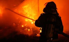 Incendiu la o casă din Mangalia