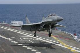 Un MiG-29K s-a prăbuşit în mare