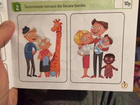 Exerciţiu de discriminare pentru copiii de grădiniţă