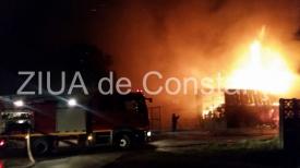 UPDATE 2. Bilanţul incendiului Incendiu de amploare în Agigea, lângă Primărie (galerie foto + video)             