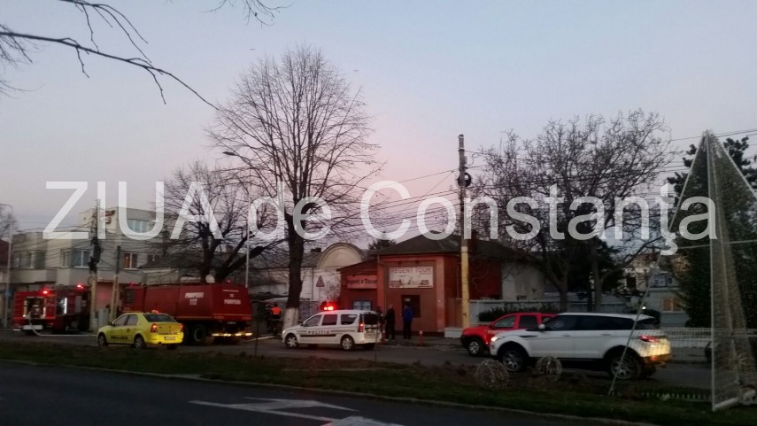pericol de explozie langa politia constanta pompierii intervin in forta galerie foto video 616934
