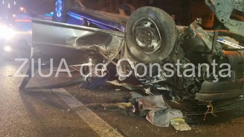 accident grav la constanta o masina s a rasturnat 618325