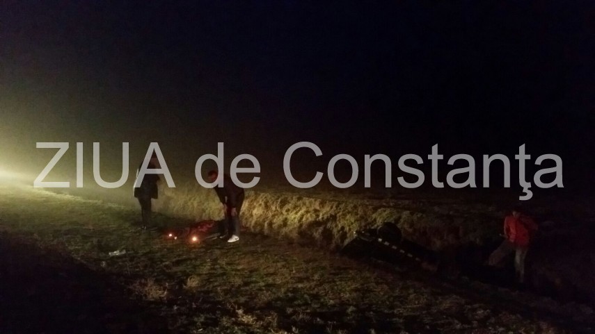 fotoreportaj accidentul mortal intre horia si hanul morilor in imagini o masina s a rasturnat intr un