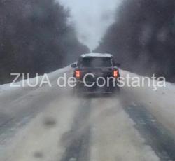 Iată cum se circulă la această oră pe DN2A Constanţa - Hârşova (galerie foto)