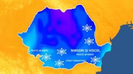 Se întoarce viscolul și revin ninsorile în Constanța