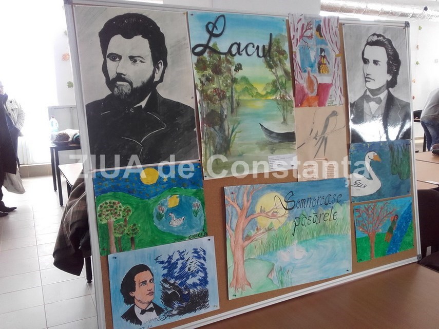 au sarbatorit 167 de ani de la nasterea lui eminescu in campusul scolar din cumpana a fost dezvelit bustul