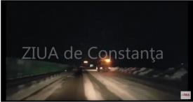 UPDATE. Infotrafic. Cum se circulă pe A2 și A4. Ce spune Poliția Rutieră. Unde ninge (video)
