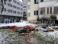 Incendiu pe strada Traian din Constanța (galerie foto + video) 