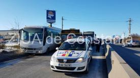 Accident la ieşirea din Constanţa, lângă Dedeman  